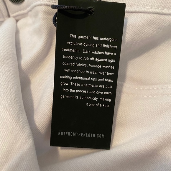 Kut From The Kloth Amy Crop Straight Leg Jeans NWT - Picture 9 of 9